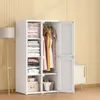 CDGlobal Kleiderschrank mit Kleiderstangen, DIY Produktbild-Vorschau 1