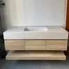 Wandhängendes Waschbecken-Set - Sinterstein - Travertine Produktbild-Vorschau 13