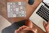 MuchoWow® Mauspad Mousepad Muster - Vintage - Braun - Produktbild-Vorschau 3
