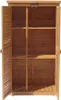 Gartenschrank "Space" - 87 x 46,5 x 160 cm - Braun Produktbild-Vorschau 3