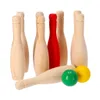 Alert Bowling Set Aus Holz Produktbild-Vorschau 2