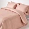 HOMESCAPES Damast Bettwäsche taube beige Fadendichte 330, Produktbild-Vorschau 1
