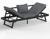 home24 Loungesofa - Aluminium / Polyester - Grau / Produktbild-Vorschau 7