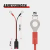 ABSINA Batterieanschlusskabel M6 Ringösen für Absina Kfz Produktbild-Vorschau 6