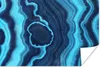 MuchoWow® Poster Achat - Neon - Blau - Edelstein 180x120 cm Produktbild-Vorschau 1