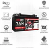Langzeit Gel Motorradbatterie YTX7A-BS 7Ah 12V Produktbild-Vorschau 2