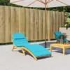 vidaXL Coussin pour chaise longue Turquoise Tissu Oxford Voir les images du produit 2