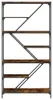 vidaXL Knihovna Smoked Oak 91x36x176 cm Dřevěná konstrukce Náhled obrázku produktu 4