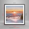 Gerahmtes Poster - Schwarzer Rahmen - Sonne Strand Vögel - Produktbild-Vorschau 5