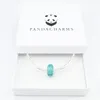 PANDACHARMS Grüner Wasserfall Glas Charm, 925er Sterling Produktbild-Vorschau 3