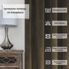 Verdunkelungsvorhang Samt weich 140x225 cm Braun Vorhang Produktbild-Vorschau 2