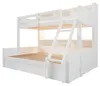 Etagenbett 90x200 + 140x200 cm mit LED, offenen Produktbild-Vorschau 18