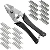 A tool and its fasteners are displayed against a white background. Produktbild-Vorschau