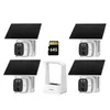4er-Pack FOSSENXE 4MP WIFI Solar Überwachungsset mit Produktbild-Vorschau 1