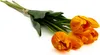 künstlicher Tulpen-Strauß orange 4 Bündel Kunstpflanze Produktbild-Vorschau 3