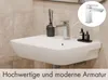 sanicomfort Gästebad Komplettset Weiß – Waschtisch 60 cm, Produktbild-Vorschau 3