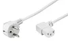 GOOBAY Kabel síťový, CEE 7/7(M) - IEC320 C13, 90°, 2m, bílý Náhled obrázku produktu 5
