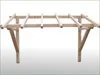 A wooden frame structure for a roof overhang, likely for a doorway or window. Podgląd zdjęcia produktu