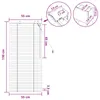 vidaXL Tende veneziane bianche, 55 x 130 cm, barra da 35 mm Anteprima dell’immagine prodotto 8