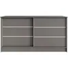 BEAUTYSOFA Kommode MIRELA 160 cm Graphit, Sideboard mit 2 Produktbild-Vorschau 5
