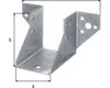 Balkenschuh Typ A sendzimirverzinkt 50x68 mm Produktbild-Vorschau 2