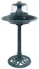 vidaXL Vogelbad mit Springbrunnen Grün 50×91 cm Kunststoff Produktbild-Vorschau 1