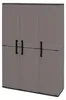 Dmora Armadio da Esterno Amordel 37x102x163h cm Grigio, 3 Anteprima dell’immagine prodotto 4