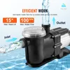 Pompa per piscina VEVOR 1,5 HP, 100 GPM di portata massima, Anteprima dell’immagine prodotto 5