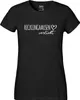 Huuraa Damen T-Shirt Recklinghausen verliebt M Black Bio Produktbild-Vorschau 2