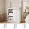 Commode à langer Flieks avec 3 tiroirs et étagère, commode Voir les images du produit 6
