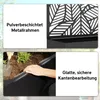 Hochbeet aus Metall mit Rankgitter für Kletterpflanzen, Produktbild-Vorschau 8