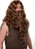 WIG ME UP Perücke Bart Wikinger Barbar Braun Modell: WIG007 Produktbild-Vorschau 4