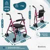 Mobiclinic, Rollator, Prado, , Rollator faltbar und leicht, Produktbild-Vorschau 3