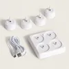 Teelights mit LED & Charger - Ø4cm - 4 Stücke Produktbild-Vorschau 5