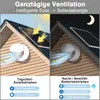 150MM Solar Abluftventilat Ventilator mit 17W Solarpanel Produktbild-Vorschau 5