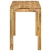 vidaXL Table de salle à manger 110x55x76 cm en bois massif Voir les images du produit 2
