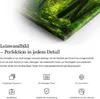 Skizze - Park und Bäume in Sepia – Leinwandbild Wandbild – Produktbild-Vorschau 7