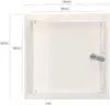 KOTARBAU® Revisionsklappe 25x25cm Revisionstür Trockenbau Produktbild-Vorschau 2