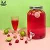 SuperButelki - Szklany słój 6l, szkło ryflowane, z Podgląd zdjęcia produktu 4