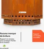 Blumfeldt Brasero, braséro mobile avec housse de pluie, Voir les images du produit 5