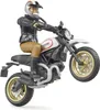 Bruder 63051 - Scrambler Ducati Desert Sled en Bestuurder Anteprima dell’immagine prodotto 13