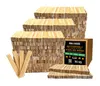 Stacks of kindling wood and a box of kindling wood. Anteprima dell’immagine prodotto
