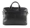 A black leather briefcase is shown against a white background. Produktbild-Vorschau