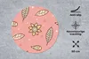 MuchoWow® Mauspad Mousepad Muster - Blumen - Blätter - Produktbild-Vorschau 3