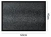 Fußmatte Schmutzfangmatte Türmatte 40x60 cm Grau rutschfest Produktbild-Vorschau 7