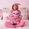 Pyžamo Onesie Kigurumi Převlek Kostým Pink Stitch XL: Náhled obrázku produktu 8