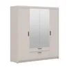 AX LIVING Beige Kleiderschrank mit Spiegel Storicos 4T Produktbild-Vorschau 1