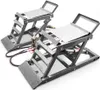 Bituxx 2 Auffahrrampen mit hydraulischem Wagenheber Grau Produktbild-Vorschau 2