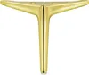 A single gold-colored furniture leg is shown against a white background. Produktbild-Vorschau