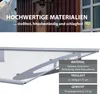 Vordach 145 x 100 cm Aluminium Türdach Türvordach Produktbild-Vorschau 2